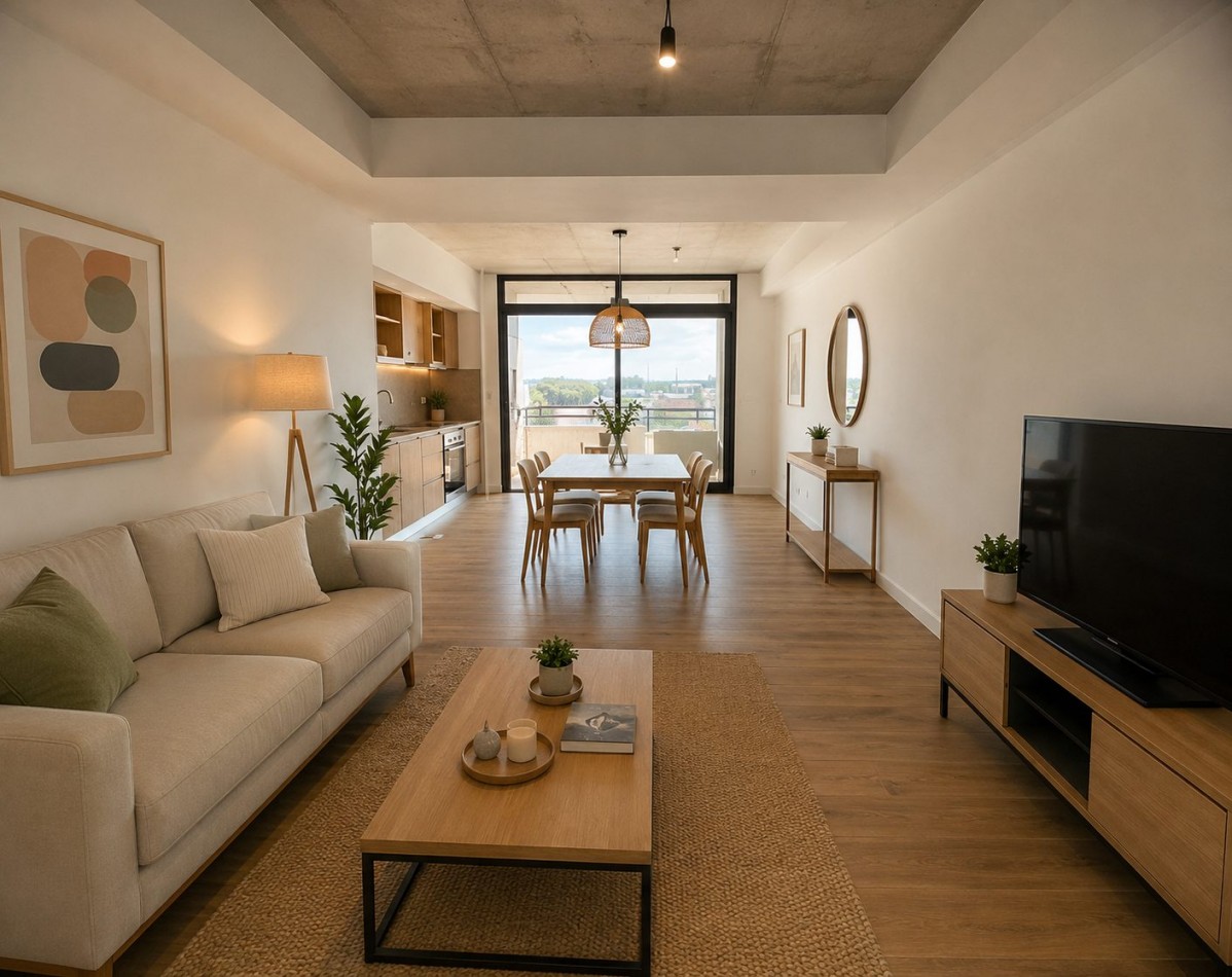 Venta de departamento 2 ambientes en venta en Mar del Plata - Edificio PRIMUS, moderno, luminoso y con balcon terraza