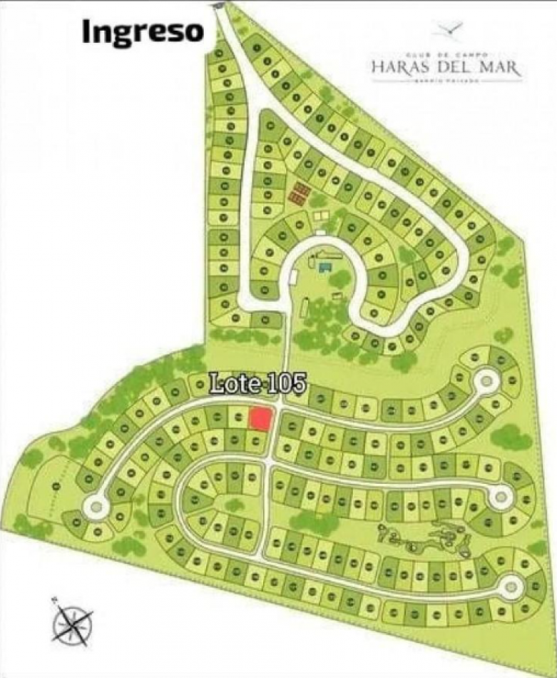 Lote en venta. Haras del Mar. Santa clara del mar 